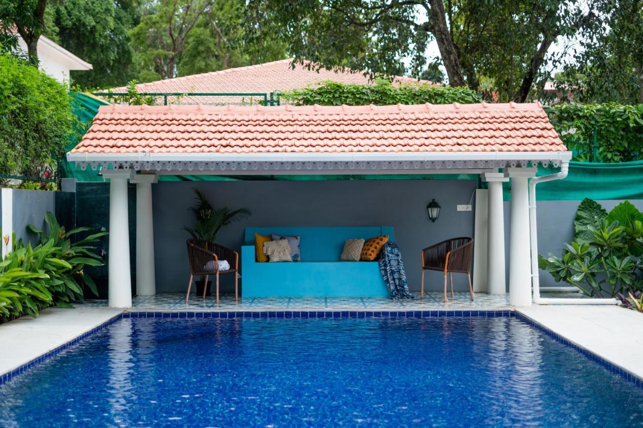 Elivaas 5 Bhk With Pvt Pool, Entertainment Room & Glass House - Bludoor Marmagao Exterior foto